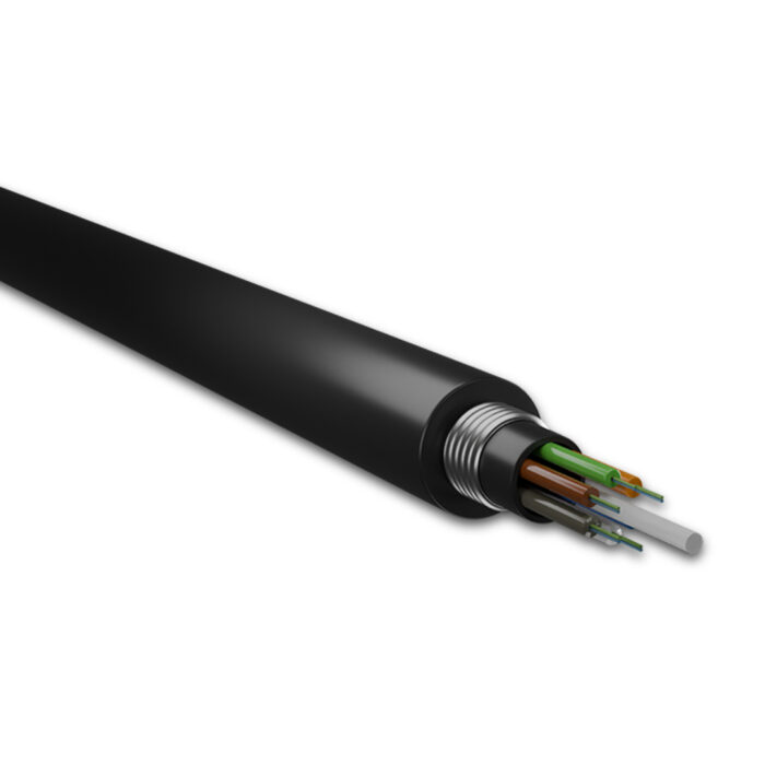 MM  OM3 Fiber Cable 48F Multitube Armored HDPE Double Sheath - Image 4