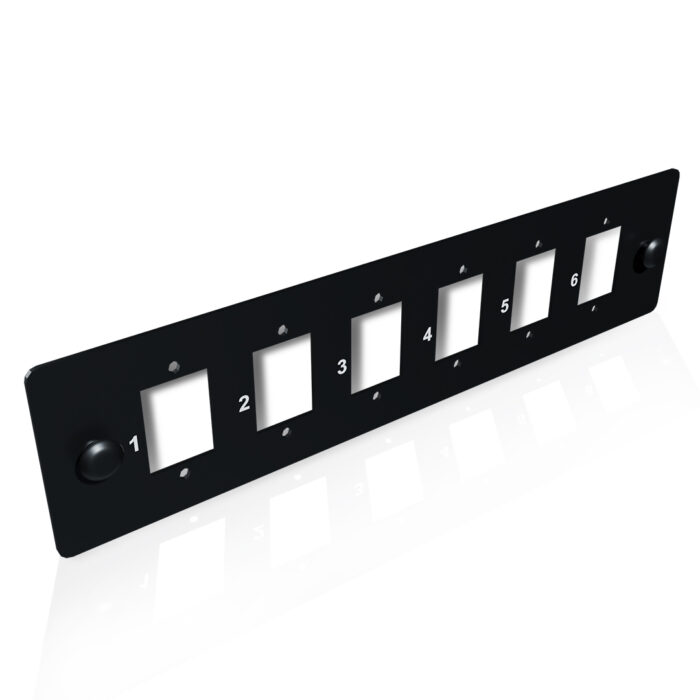 1 x 6 SC Simplex Adapter Panel - Image 4