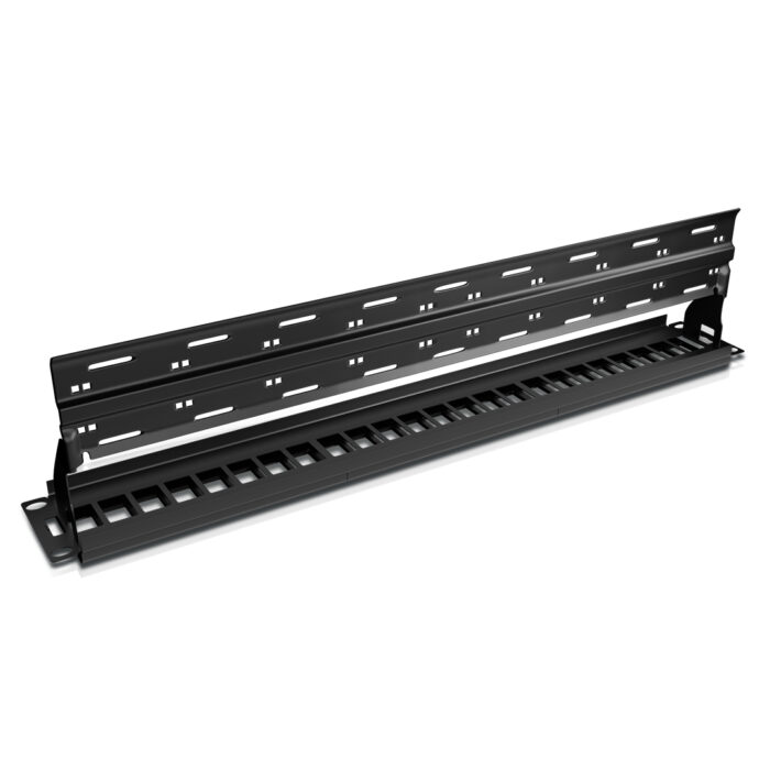 24 Ports Unloaded UTP Patch Panel Compatible with Cat 5e, Cat 6 - Image 3