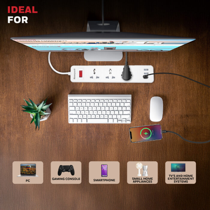 3 OUTLET EXTENSION BOARD WITH 1 TYPE C & 2 USB - Image 6