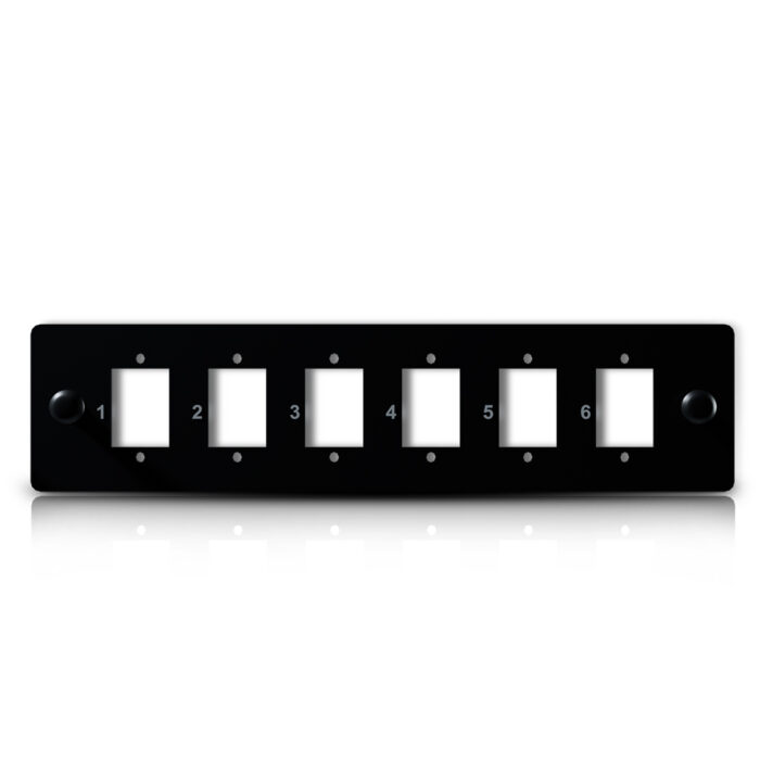 1 x 6 SC Simplex Adapter Panel - Image 3