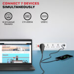 4 OUTLET EXTENSION BOARD WITH 1 TYPE C & 2 USB - Image 8