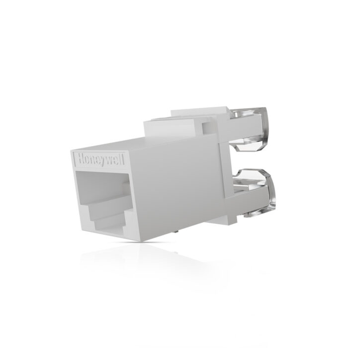 Cat6 UTP Keystone Jack Shuttered WHITE - Image 3