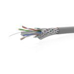 Cat 6 SFTP 4P Solid Cable True 23 AWG FRPVC CM Grey 305 Mtrs