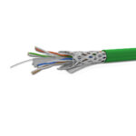 Cat 6 SFTP 4P Solid Cable True 23 AWG LSZH CM Green 305 Mtrs