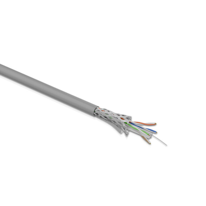 Cat 6 SFTP 4P Solid Cable True 23 AWG FRPVC CM Grey 305 Mtrs - Image 3