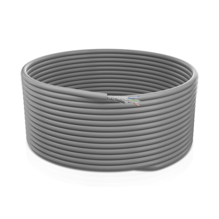 Cat 6 SFTP 4P Solid Cable True 23 AWG FRPVC CM Grey 305 Mtrs - Image 4
