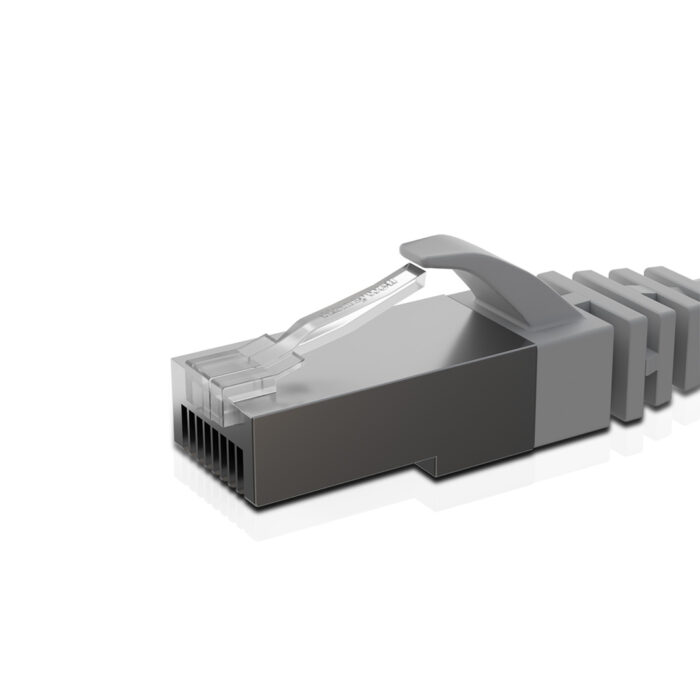 Cat 6 STP Patch Cord LSZH Jacket 2 Meter Grey - Image 2