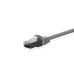 Cat 6 STP Patch Cord LSZH Jacket 2 Meter Grey - Image 3