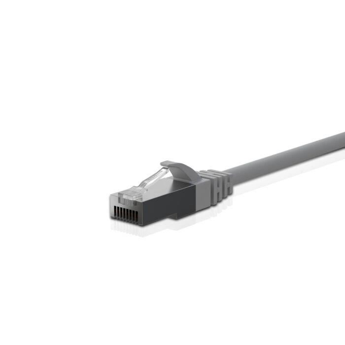 Cat 6 STP Patch Cord  LSZH Jacket 1 Meter Grey - Image 3