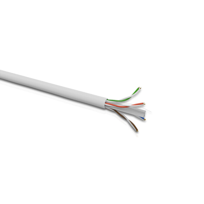 Cat 6 UTP 4P Solid Cable 23AWG LSZH CM Grey 305 Mtrs - Image 1