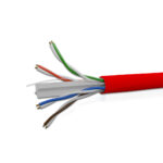Cat 6 UTP 4P Solid Cable 23AWG FRPVC CM Red 305 Mtrs - Image 2