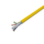 Cat 6 UTP 4P Solid Cable 24AWG FRPVC CM Yellow 305 Mtrs - Image 3