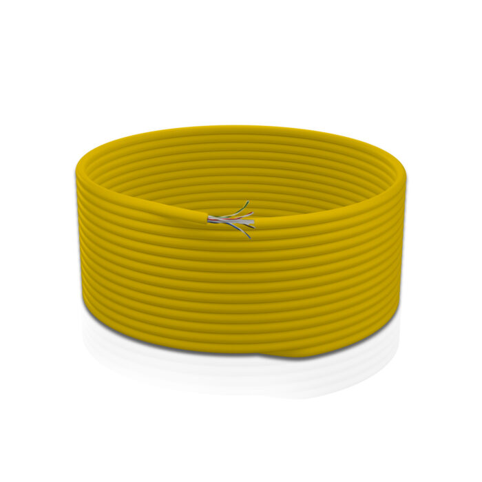 Cat 6 UTP 4P Solid Cable 24AWG FRPVC CM Yellow 305 Mtrs - Image 4
