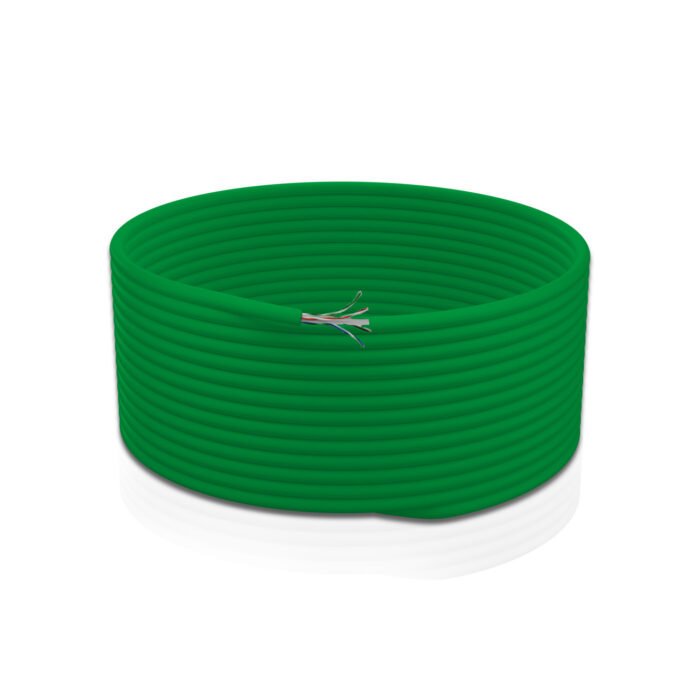 Cat 6 UTP 4P Solid Cable 23AWG LSZH CM Green 305 Mtrs - Image 4