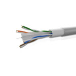 Cat 6A FTP 4 Pair Solid Cable True 23 AWG FRPVC Grey 305 Mtrs