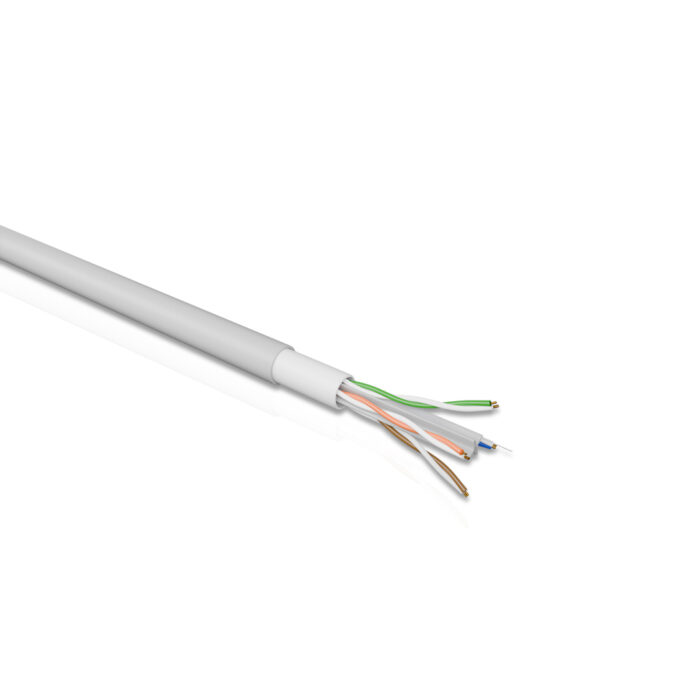 Cat 6A FTP 4 Pair Solid Cable True 23 AWG FRPVC Grey 305 Mtrs - Image 3