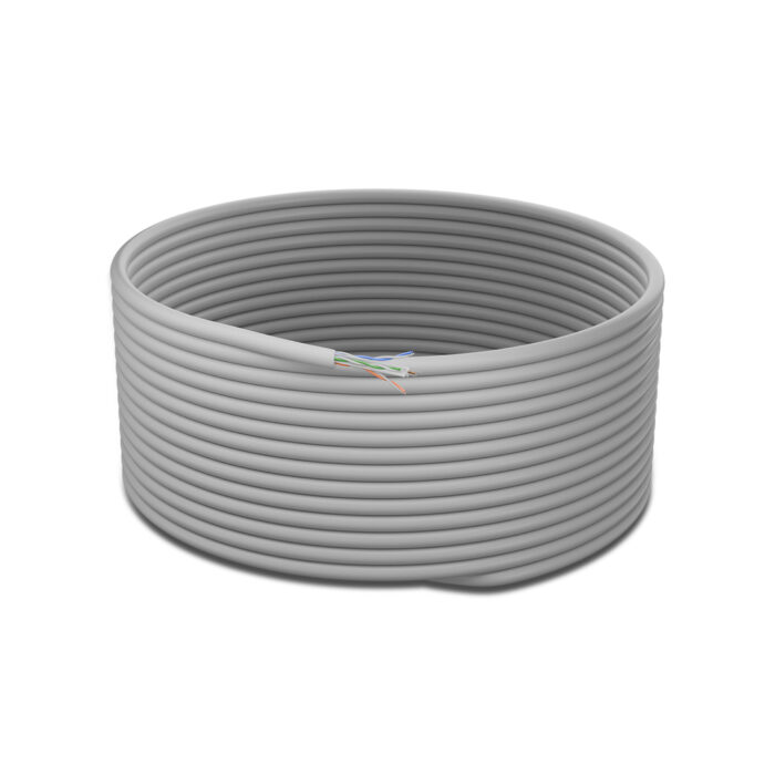 Cat 6A FTP 4 Pair Solid Cable True 23 AWG FRPVC Grey 305 Mtrs - Image 4