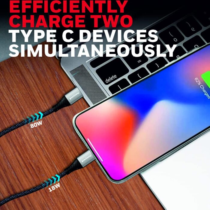 Type C to Dual Type C Cable - Image 3