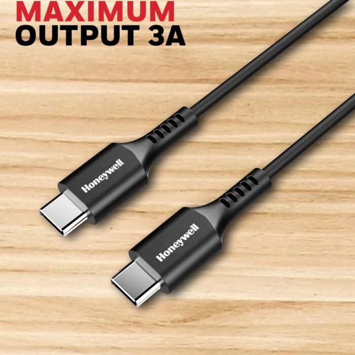 Type C to Type C cable 1.8mtr - Black - Image 5