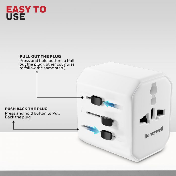 Universal World Travel Adapter - 38W(White) - Image 5