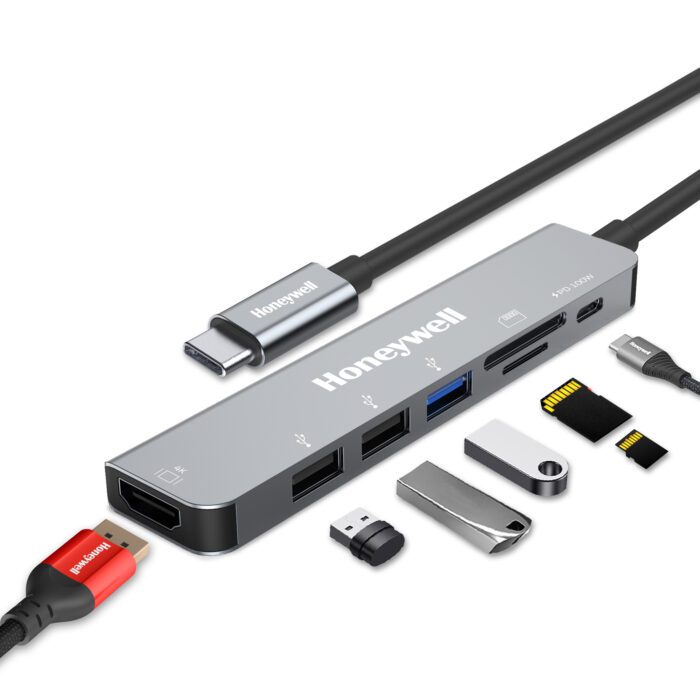 Type C Docking Station - 7 in 1 - Image 1