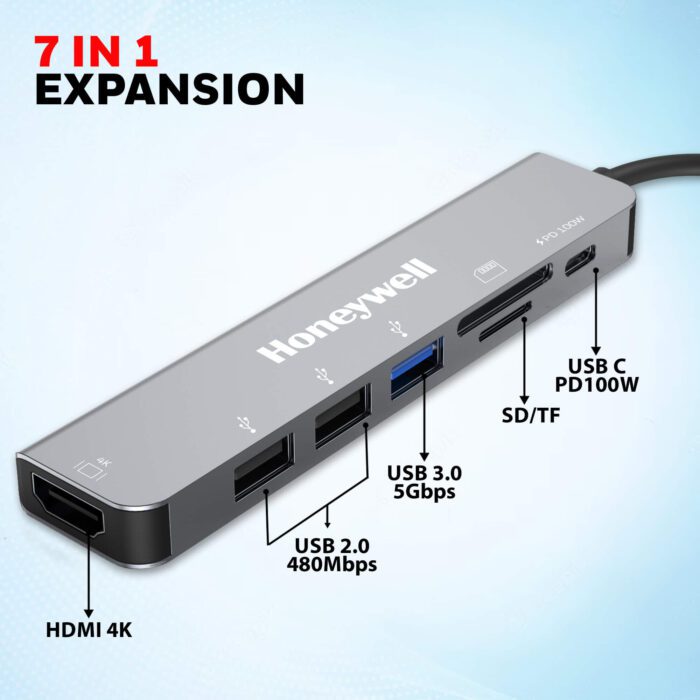 Type C Docking Station - 7 in 1 - Image 2
