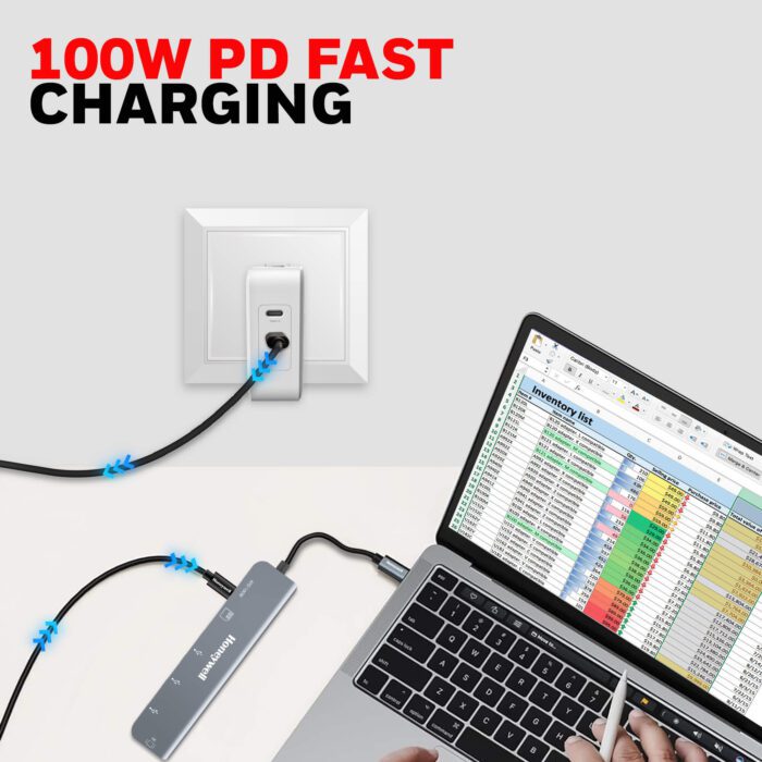 Type C Docking Station - 7 in 1 - Image 4