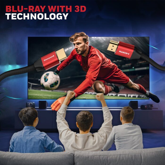HDMI 2Mtr with Ethernet - 2.1 Compliant - Image 2