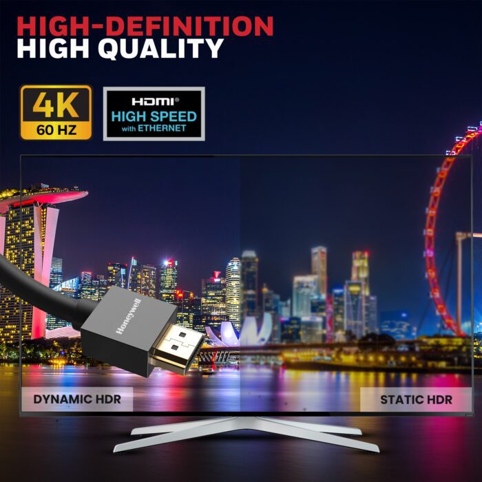 HDMI 5 Mtr with Ethernet - 2.0 Compliant Slim - Image 4