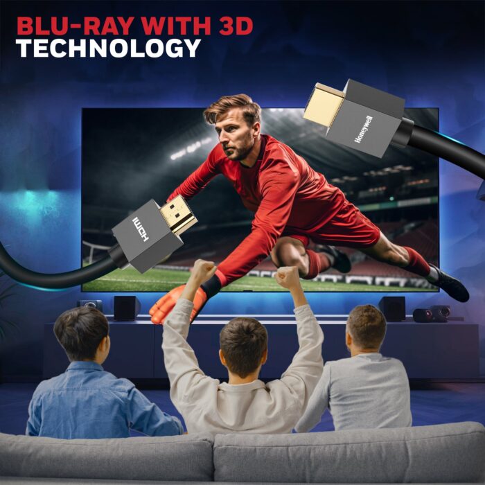 HDMI 5 Mtr with Ethernet - 2.0 Compliant Slim - Image 5