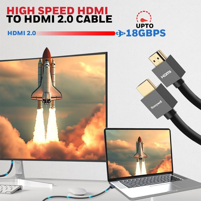HDMI 5 Mtr with Ethernet - 2.0 Compliant Slim - Image 9