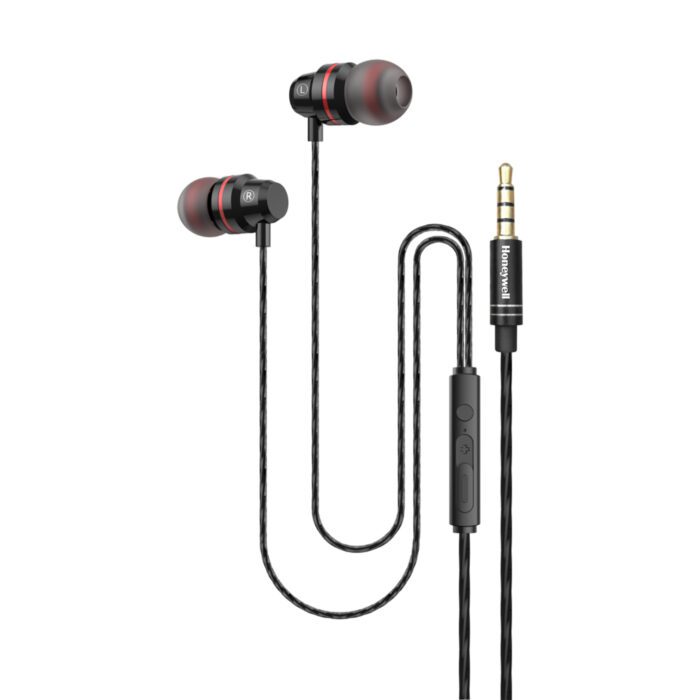 Moxie V50 Wired Earphone- Black - Image 1