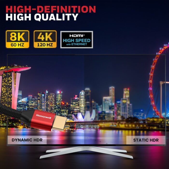 HDMI 2Mtr with Ethernet - 2.1 Compliant - Image 4