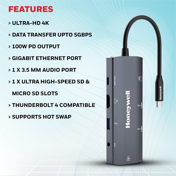Type C Docking Station - 9 in 1 - Image 2