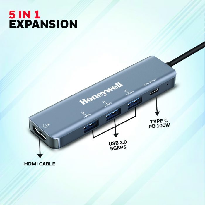 Type C Docking Station - 5 in 1 - Image 3